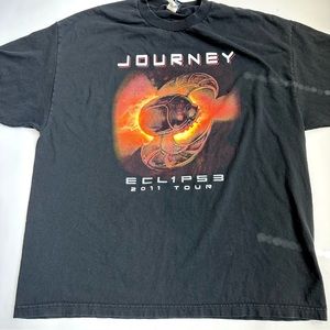 Journey 2011 Eclipse Tour Concert Band Tee 2XL